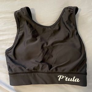 Black Ptula Crossback sports bra - Medium